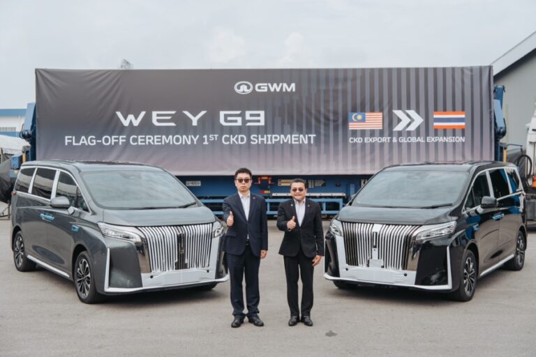 GWM เริ่มส่ง WEY G9 ล็อตแรกจากมาเลเซียสู่ประเทศไทย ยกระดับมาตรฐานรถ MPV หรูเพื่อคนไทย
